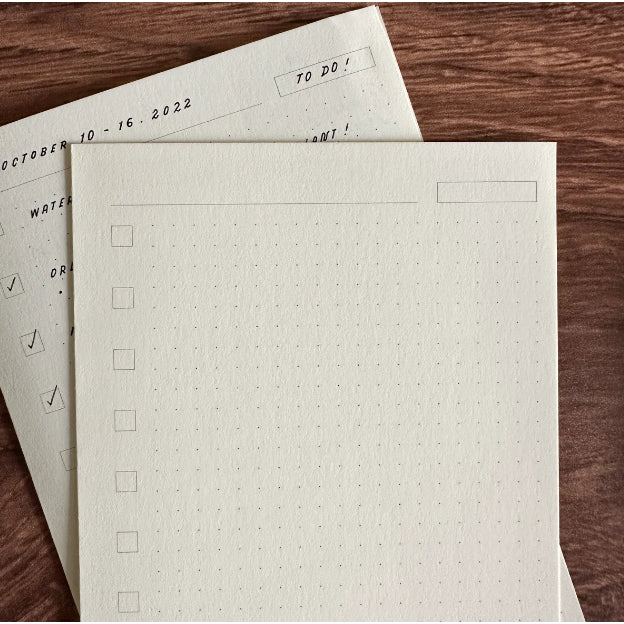 Baum Kuchen x Traveler's Company Dashboard Weekly Planner Insert Refill