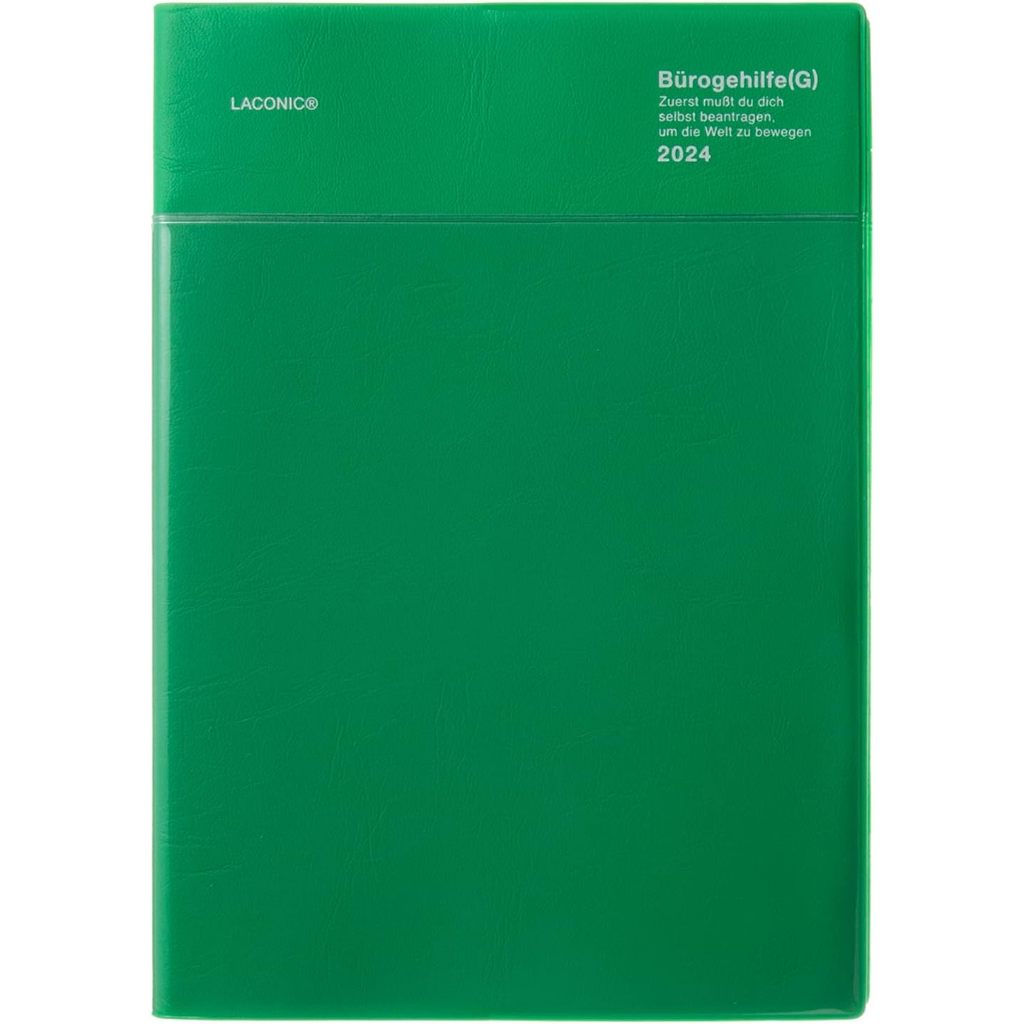 Laconic 2024 Weekly Vertical + Memo Pocket Planner Notebook