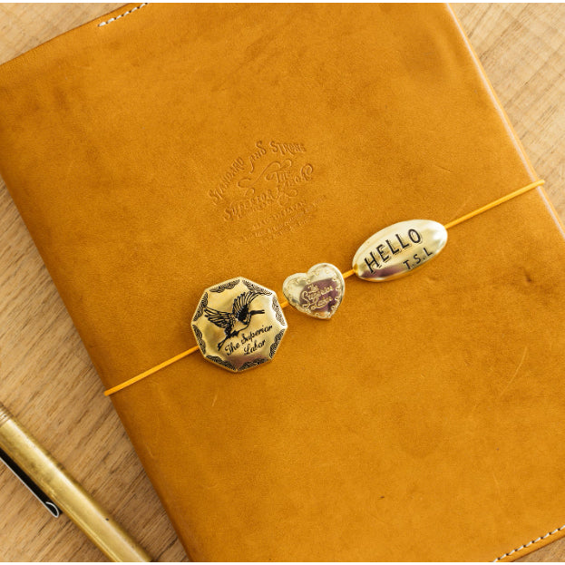 The Superior Labor TSL Heart Brass Concho D Charm