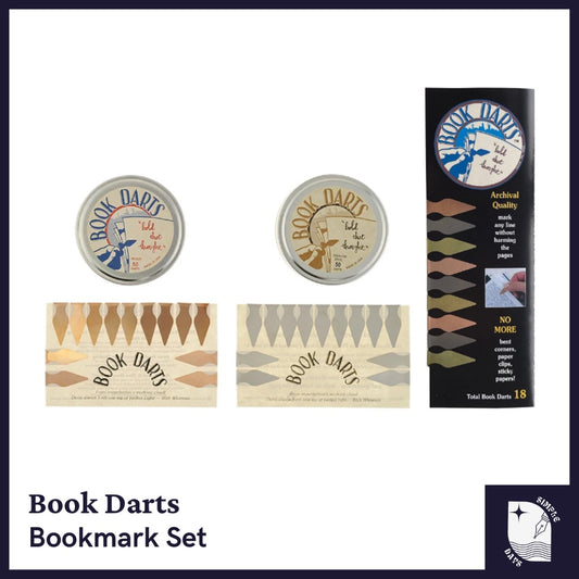 [On Hand] Book Darts Bookmarks Set