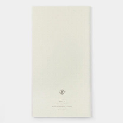 Baum Kuchen x Traveler's Company Kraft Dot Grid Notebook - Regular Size - The Journey Is The Destination