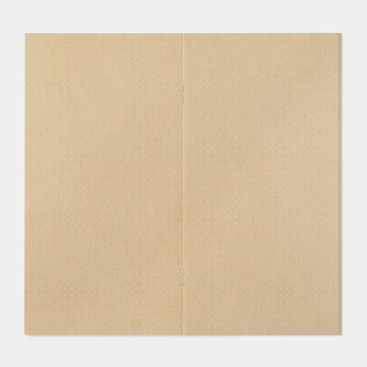 Baum Kuchen x Traveler's Company Kraft Dot Grid Notebook - Regular Size - The Journey Is The Destination