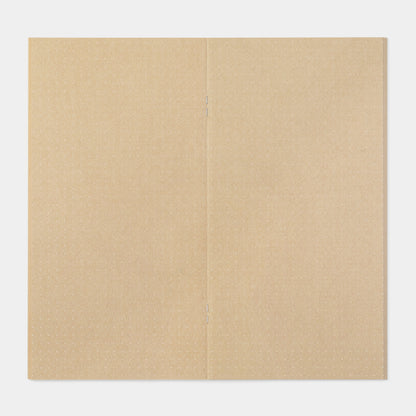 Baum Kuchen x Traveler's Company Kraft Dot Grid Notebook - Regular Size - The Journey Is The Destination