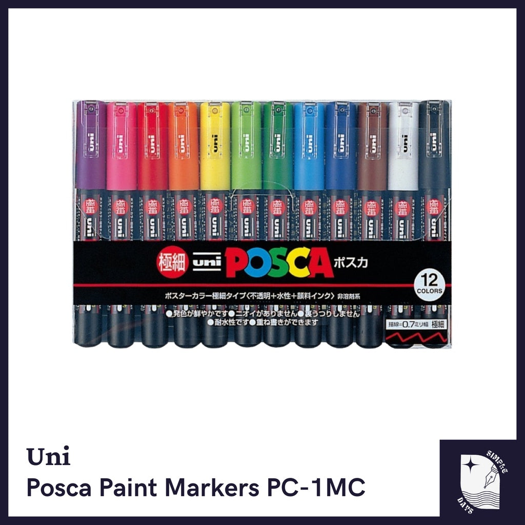 [On Hand] PC-1M Uni Posca Paint Markers Per Piece / Set