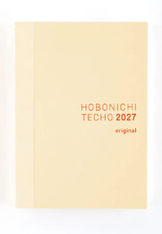 HOBONICHI 2027 Techo Original / Planner English / Cousin / Avec / Day Free / 5 Year / One Piece Note