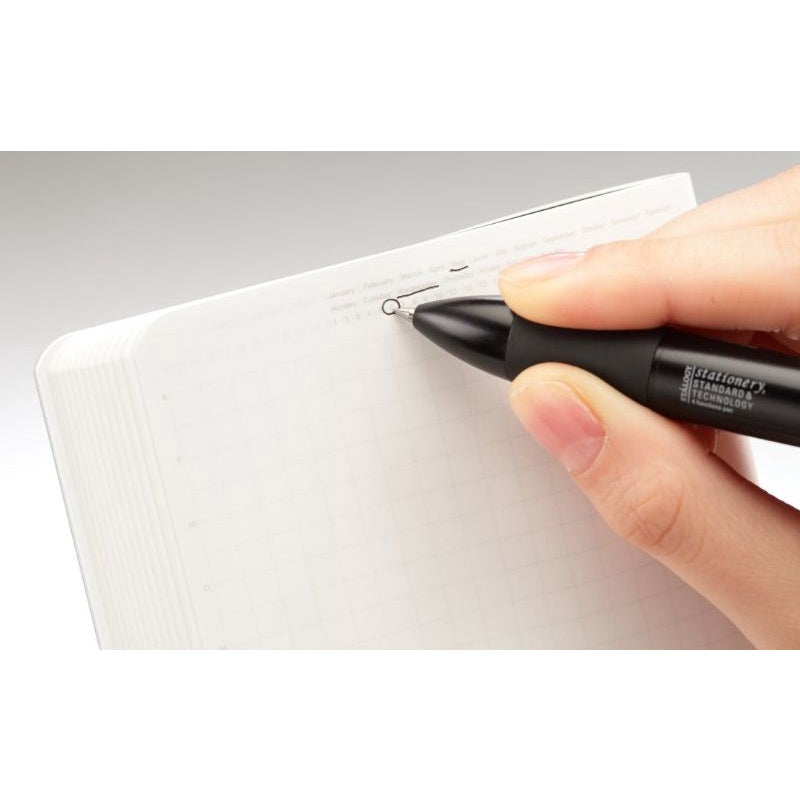 [On Hand] Nitoms STALOGY 365 Days Grid / Dot / Plain Blank Slim Notebook A6 B6 A5 B5 A4