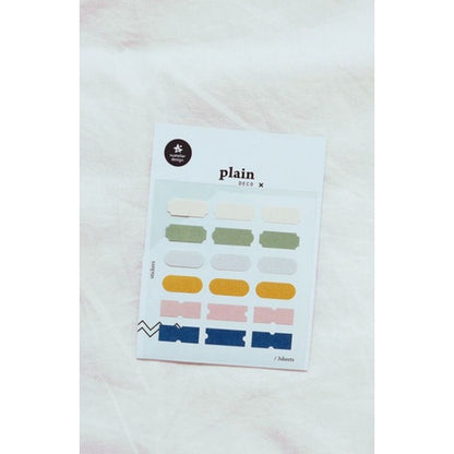 Suatelier Korea Mini Series / Plain / Seal Stickers / Sticky Memo