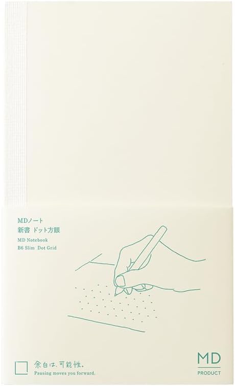 [On Hand] Midori MD Note Cover and Notebook - Grid / Blank / Ruled / Lined / A6 / B6 / A5