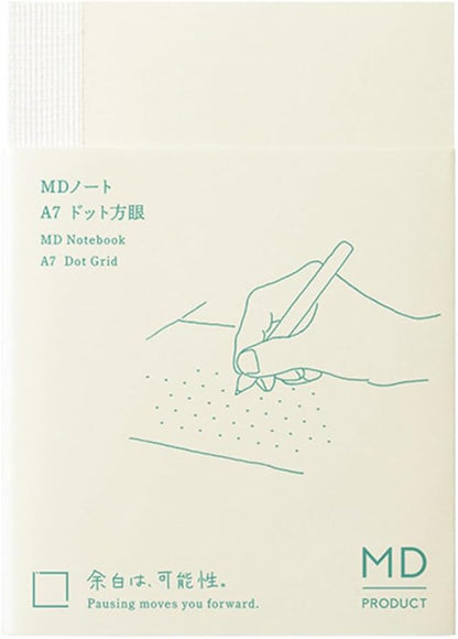 Midori MD Note Cover and Notebook - Grid / Blank / Ruled / Lined / A6 / B6 / A5