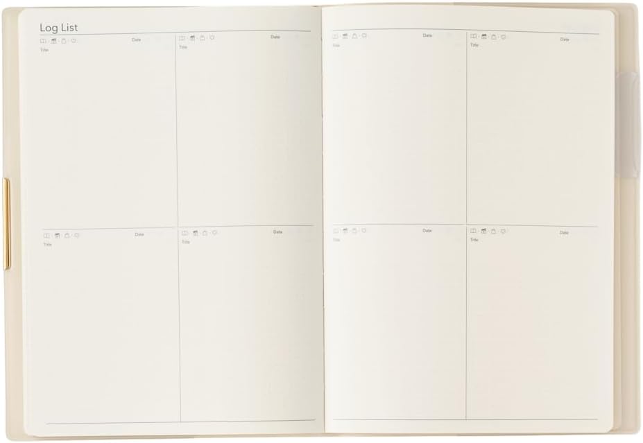 NOLTY Ecri Plus 2027 Planner Notebook - Monthly + Weekly Grid - B6 Size - 2319, 2320