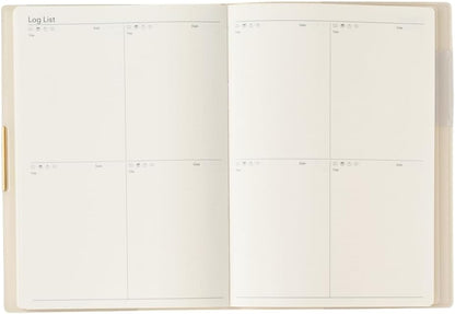 NOLTY Ecri Plus 2027 Planner Notebook - Monthly + Weekly Grid - B6 Size - 2319, 2320