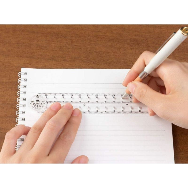 Midori Multi Ruler 30cm Transparent