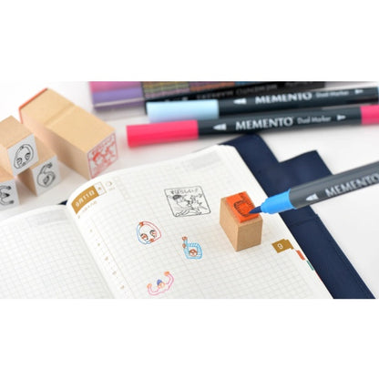 Tsukineko Memento Markers 4-Color Set