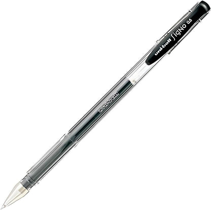 Uni-ball Signo Standard UM-100 Gel Ballpoint Pen - 0.5mm Black