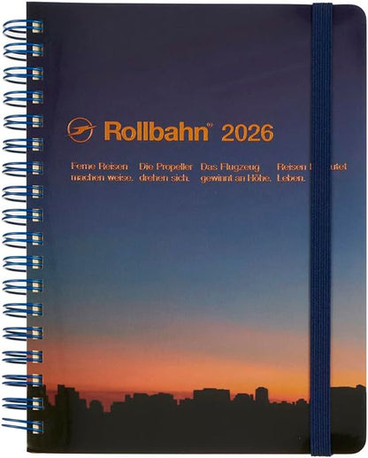 Delfonics Rollbahn 2026 Diary B6 L - Monthly Planner Notebook