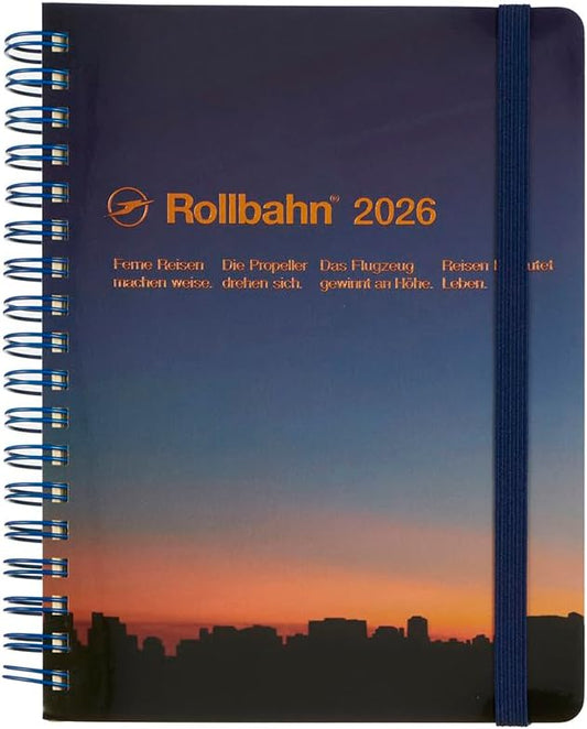 Delfonics Rollbahn 2026 Diary B6 L - Monthly Planner Notebook