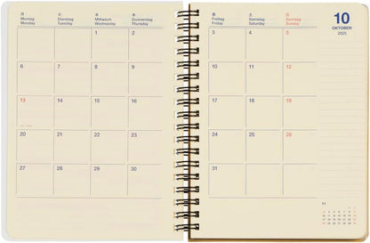 Delfonics Rollbahn 2026 Diary B6 L - Monthly Planner Notebook