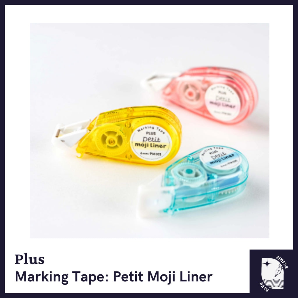 [On Hand] Plus Marking Tape: Petit Moji Liner
