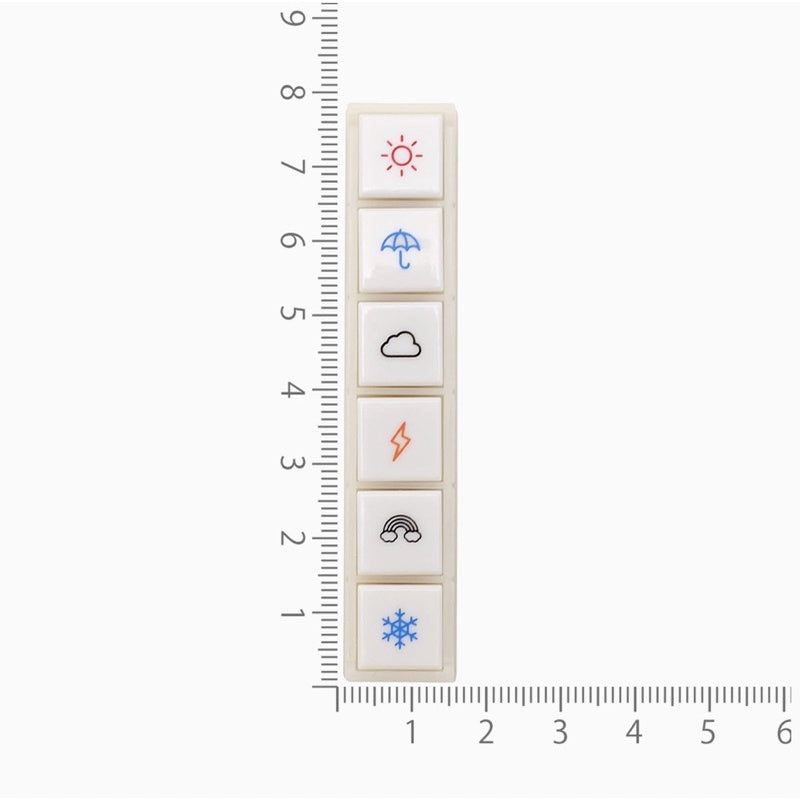 [On Hand] Kodomo No Kao Pochitto 6 Push Button Stamps
