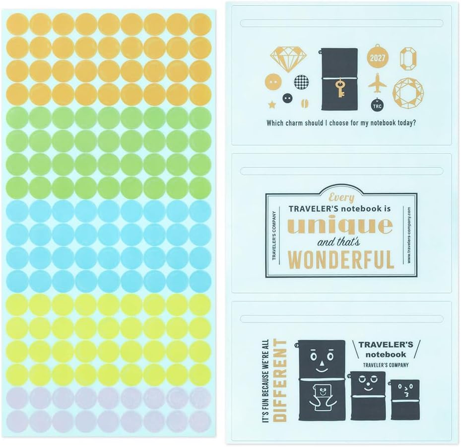 Traveler's Notebook Custom Stickers for 2027 Diary