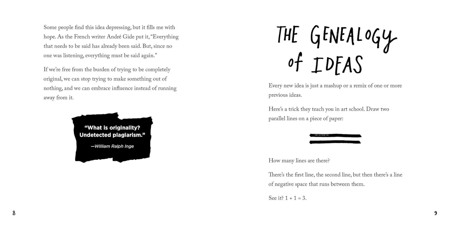 Steal Like an Artist: 10 Things Nobody Told You About Being Creative by Austin Kleon (Paperback)