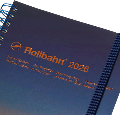 Delfonics Rollbahn 2026 Diary B6 L - Monthly Planner Notebook