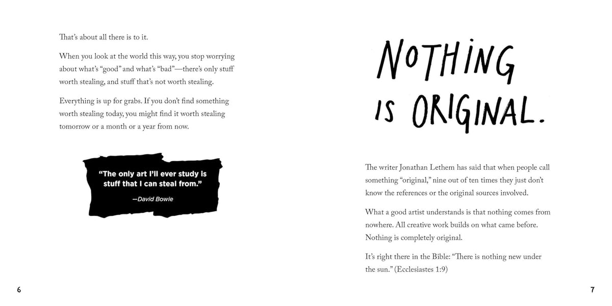 Steal Like an Artist: 10 Things Nobody Told You About Being Creative by Austin Kleon (Paperback)