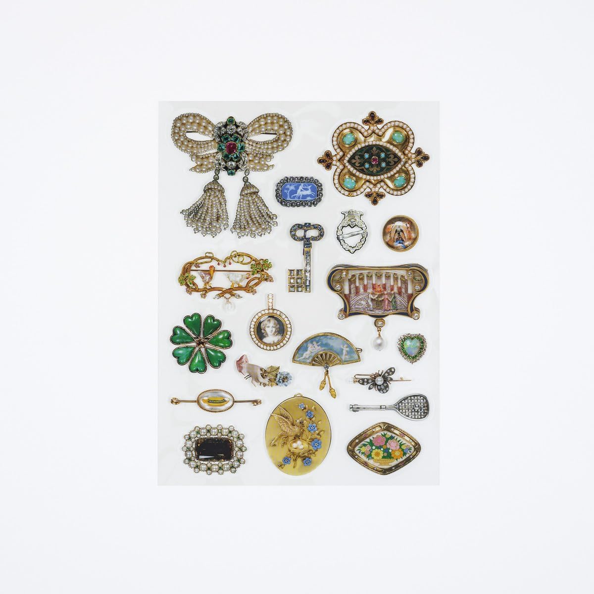 Hobonichi x V&A Series Almost Actual Size Jewelry Stickers