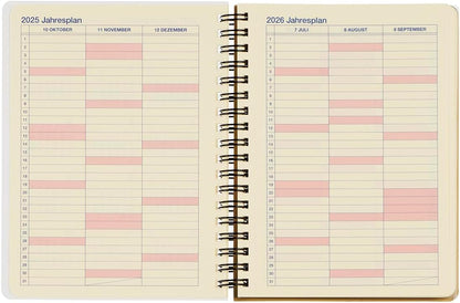 Delfonics Rollbahn 2026 Diary B6 L - Monthly Planner Notebook