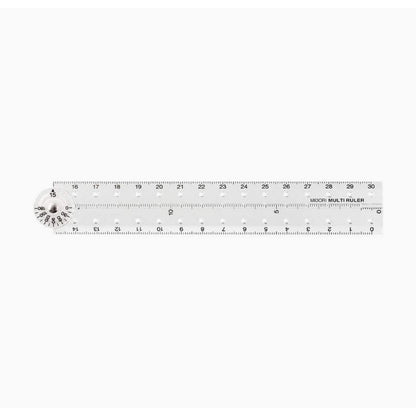 Midori Multi Ruler 30cm Transparent