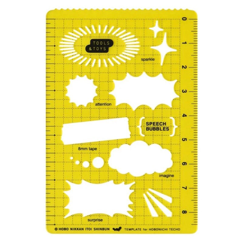 Hobonichi Stencils / Ruler / Writing Tool