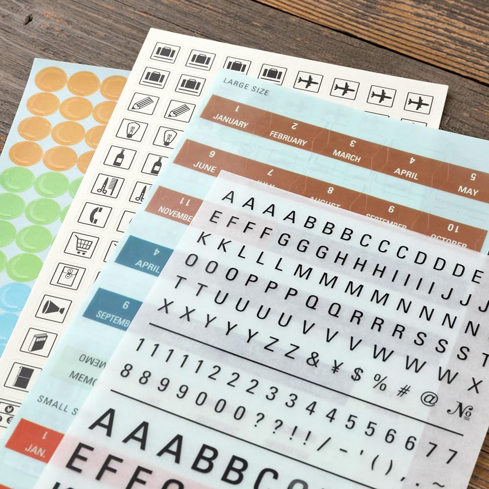 Traveler's Notebook Custom Stickers for 2027 Diary