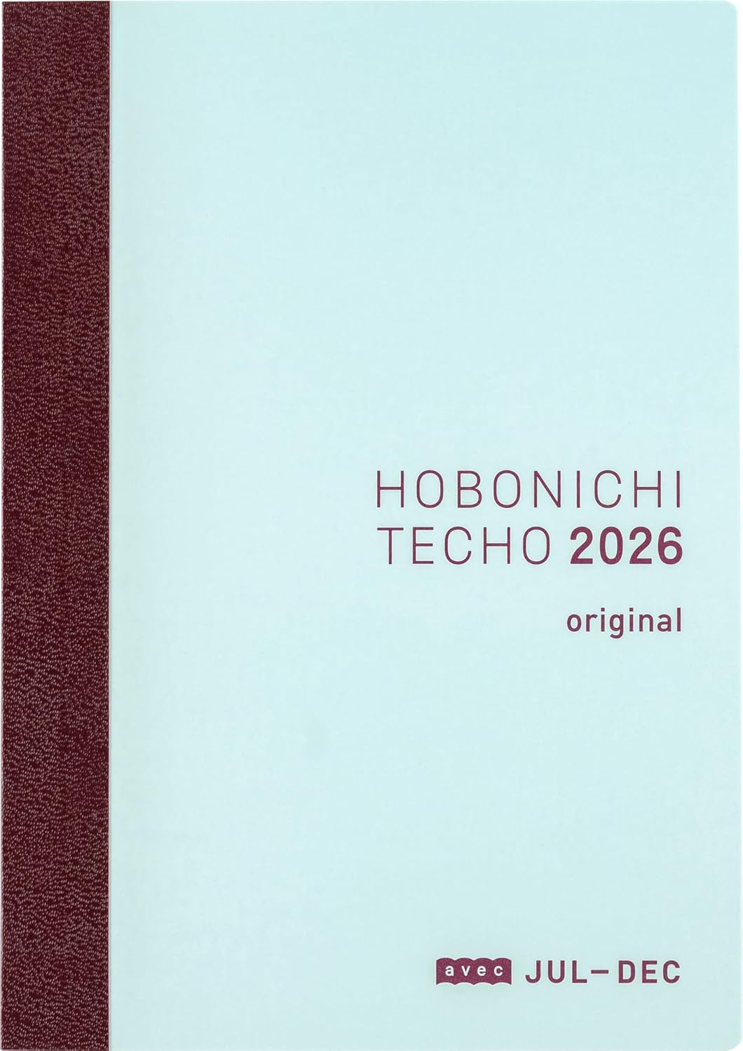 HOBONICHI 2026 Techo Original / Planner English / Cousin / Avec / Day Free / 5 Year / One Piece Note
