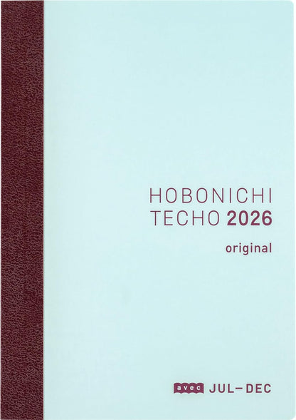 HOBONICHI 2026 Techo Original / Planner English / Cousin / Avec / Day Free / 5 Year / One Piece Note