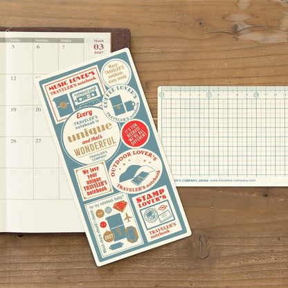 Traveler's Notebook 2027 - Underlay Pencil Board