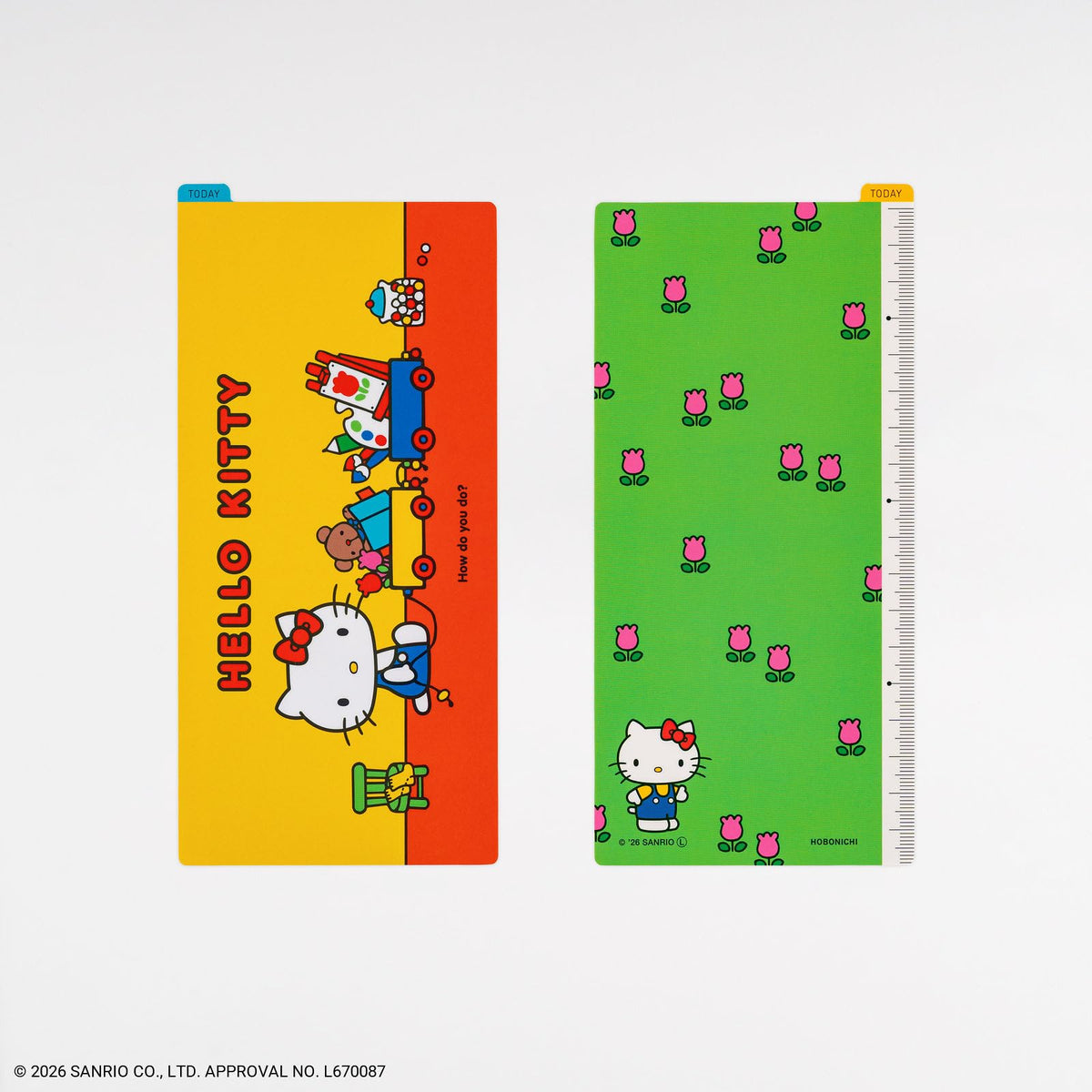 Hobonichi Pencil Board - Hello Kitty - For A6 / A5 / Weeks Size Notebook