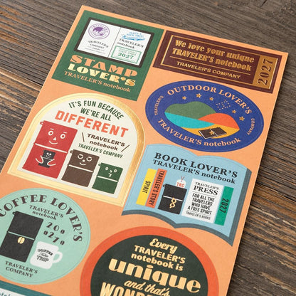 Traveler's Notebook Custom Stickers for 2027 Diary
