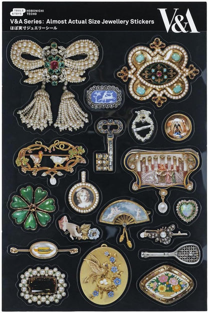 Hobonichi x V&A Series Almost Actual Size Jewelry Stickers