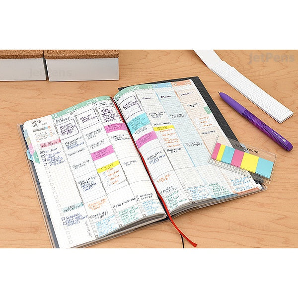 Kokuyo Jibun Techo Accessories (Refill, Stencil Template, To-Do Sticky Note, Pencil Board)