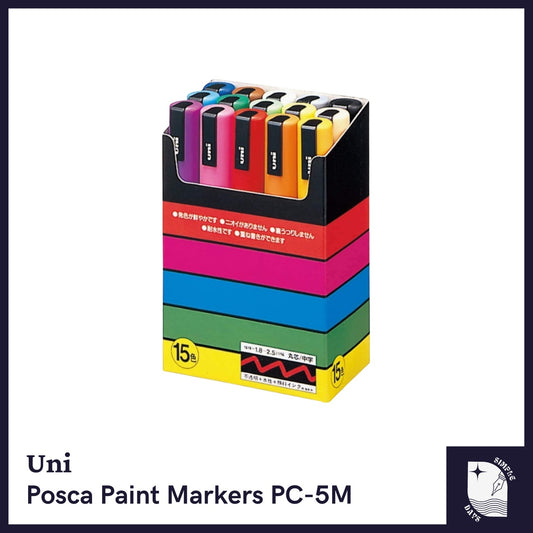 [On Hand] PC-5M Uni Posca Paint Markers Per Piece / Set
