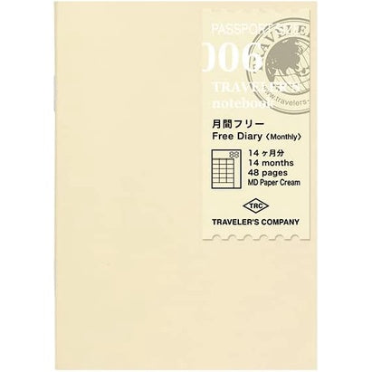 [On Hand] Traveler's Notebook Refill - Passport Size