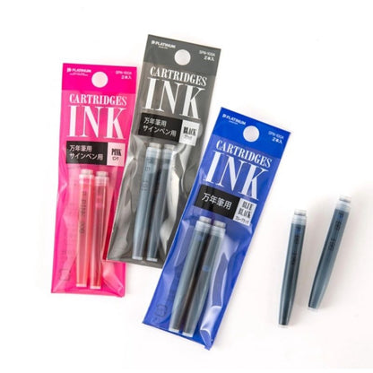 [On Hand] Platinum Preppy Fountain Pen / Ink Cartridges / Fine .03mm Medium .05mm / Black Pink Blue