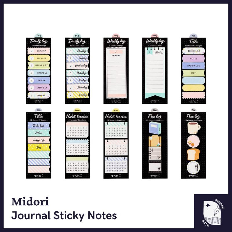 Midori Journal Sticky Notes