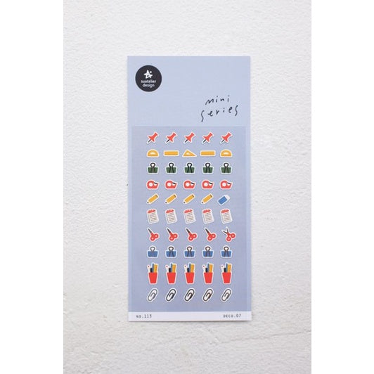 Suatelier Korea Mini Series / Plain / Seal Stickers / Sticky Memo