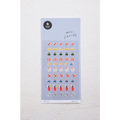 Suatelier Korea Mini Series / Plain / Seal Stickers / Sticky Memo
