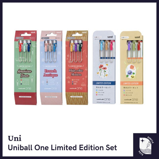 [On Hand] Uniball One Limited Edition Set Ballpoint Pen