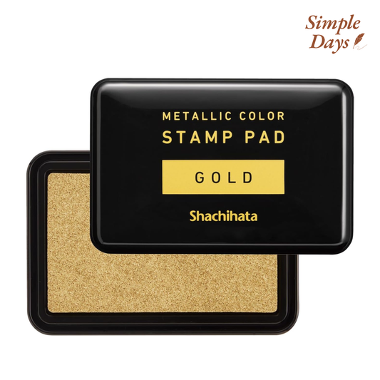 Shachihata Metallic Color GOLD Stamp Pad