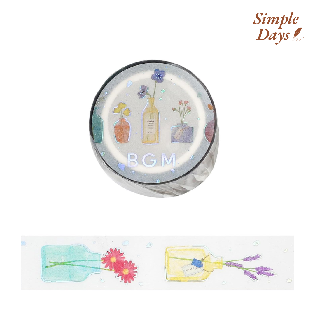 BGM Masking Tape - Flower Vase