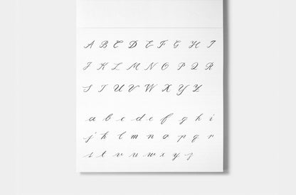 TOOLS to LIVEBY Calligraphy Practice Notebook