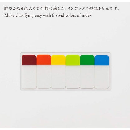 [On Hand] Stalogy Sticky Notes Index Tabs 6 Colors